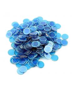 300pc Magnetic Bingo Chips - Blue - Bingo-Magnetic-Chips-Blue