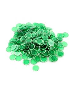 300pc Magnetic Bingo Chips - Green - Bingo-Magnetic-Chips-Green