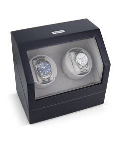 Heiden Battery Powered Dual Watch Winder - Matte Black - Reconditioned - OTS-HD10-Matte