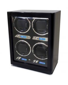 Heiden Nova Quad Watch Winder - Black - Reconditioned - OTS-HD25-BLACK