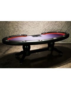 Lumen HD Poker Table with LED Lighting System - lumen-hd