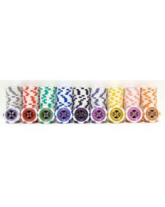 25pc 13.5g Ultimate Poker Clay Poker Chips (9 colors) - 25-UP2