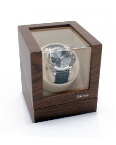 Versa Elite Single Watch Winder - Walnut - Reconditioned - OTS-VR001-Walnut