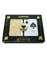 Copag 1546 Playing Cards Black/Gold Bridge Size Jumbo Index - 31705-00141