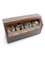 Heiden Quad Watch Winder - Walnut - Reconditioned - OTS-HD15-Walnut