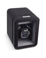 Heiden Monaco Dual Powered Single Watch Winder in Black Leather - HD19-LEATHER
