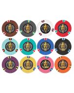 25pc 13.5g Spartan Clay Poker Chips (12 Colors) - 25-Spartan