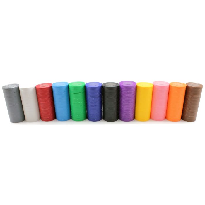 2g Plastic Poker Chips (12 colors) - 45-Plastic-Chips