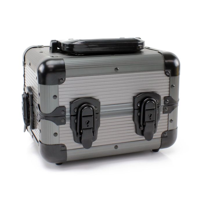 Versa Games 600pc Deluxe Poker Chip Carrier - Gray - Reconditioned - OTS-600-DELUXE-CARRIER-GRAY