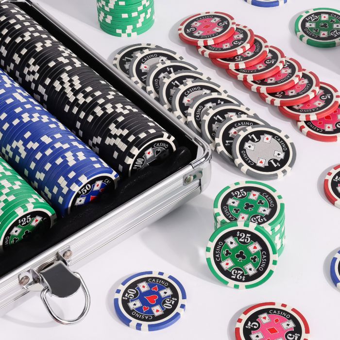 11.5g 500pc Casino Ace Poker Chips Set from Discount Poker Shop