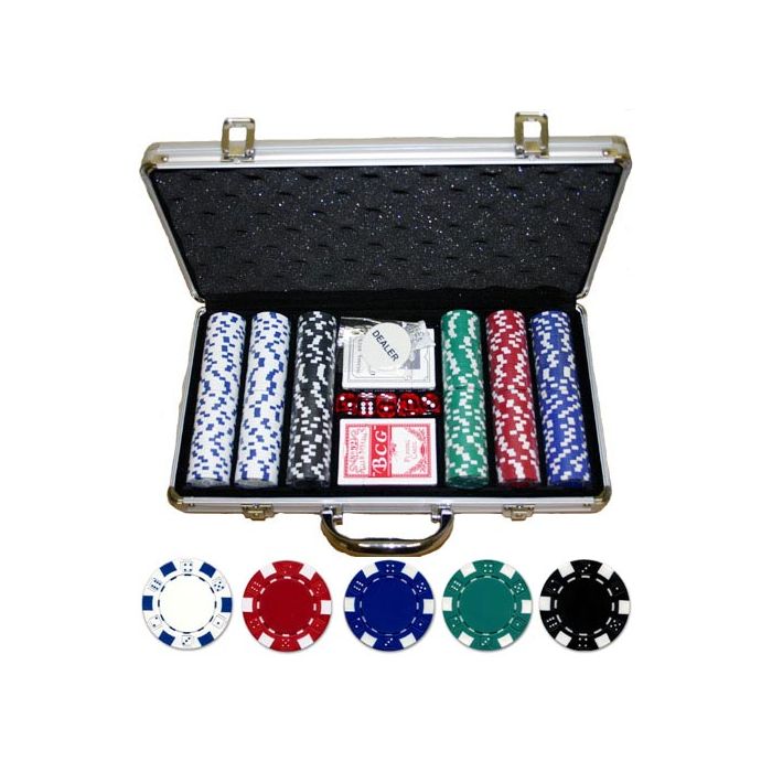300 piece 11.5 gram Dice Poker Set - 300-DC