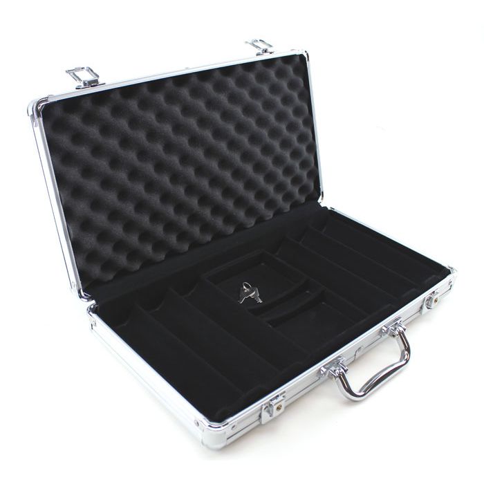 300pc Aluminum Poker Chip Case - 300-CS