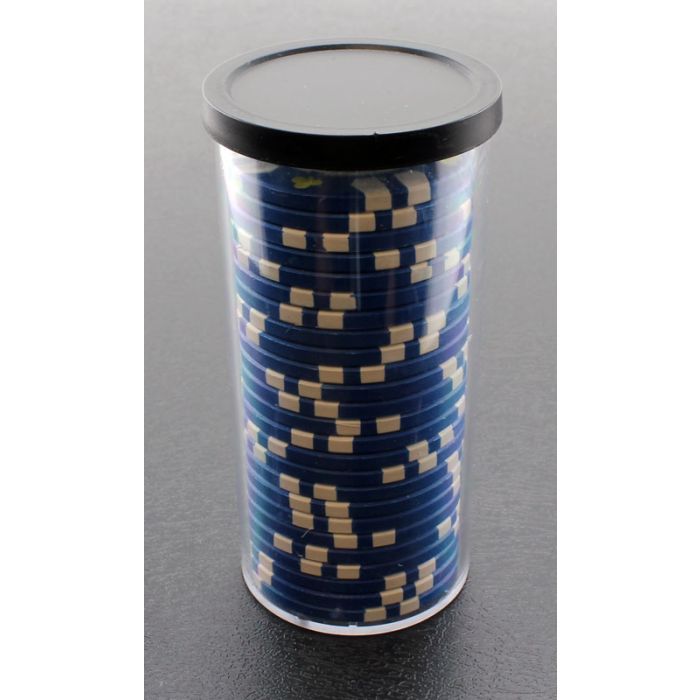 25pc Poker Chip Storage Tube - 4pcs - 4-chip-tube