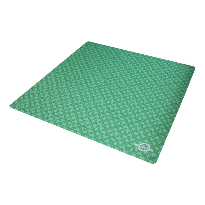 Versa Games 48 in. Rollout Poker Table Top Mat - Green Suited - 48-rollout-green-suited