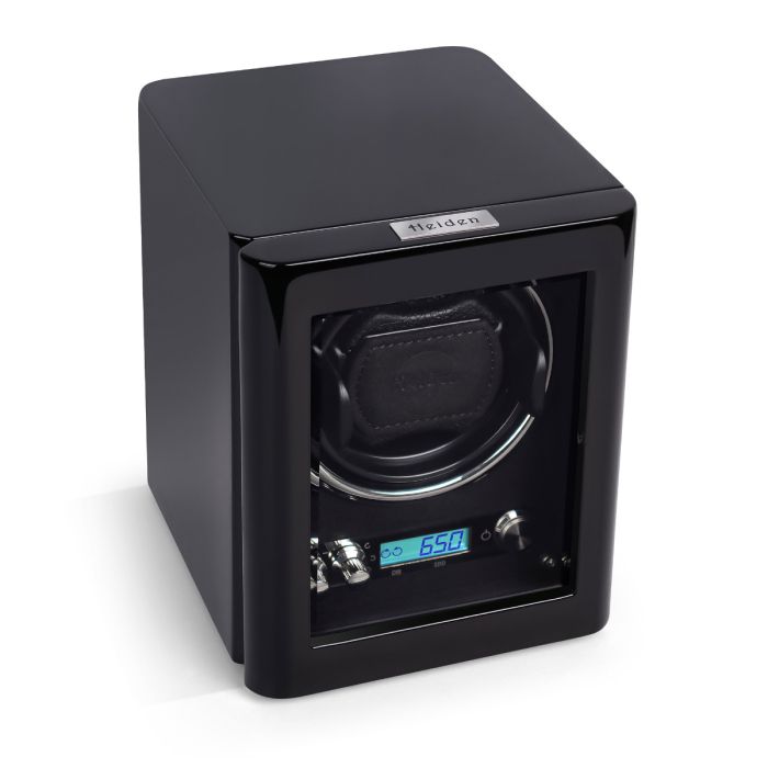 Heiden Nova Single Watch Winder - Black - HD23-BLACK
