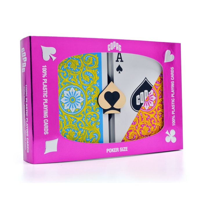 Copag 1546 Neoteric Playing Cards Blue/Pink Poker Size Regular Index - 31705-00032
