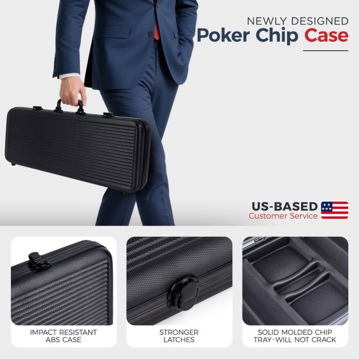 13g 500pc Outlaw Poker Chip Set from Discount Poker Shop