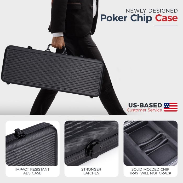 500pc Pro Poker 13.5g Clay Poker Chips Set from Discount Poker Shop
