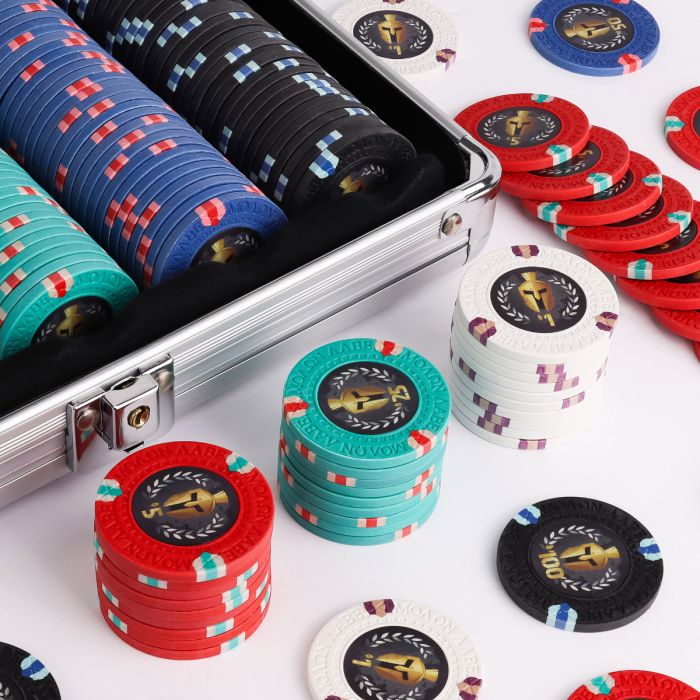 13.5g 500pc Spartan Poker Chip Set from Discount Poker Shop