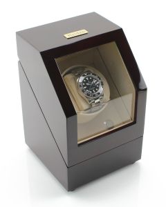 Heiden Battery Powered Single Watch Winder - Cherry - HD009-CHERRY