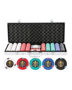 13.5g 500pc Spartan Poker Chip Set - 500-SPARTAN