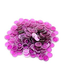 300pc Magnetic Bingo Chips - Purple - Bingo-Magnetic-Chips-Purple