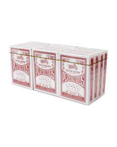 12 Decks - Motor Brand Playing Cards - Poker Size Regular Index - Red - motorcards-dozen-red