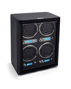 Heiden Nova Quad Watch Winder - Black - HD25-BLACK