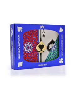 Copag 1546 Neoteric Playing Cards Green/Red Bridge Size Regular Index - 31705-00028