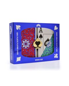 Copag 1546 Neoteric Playing Cards Green/Red Bridge Size Jumbo Index - 31705-00026