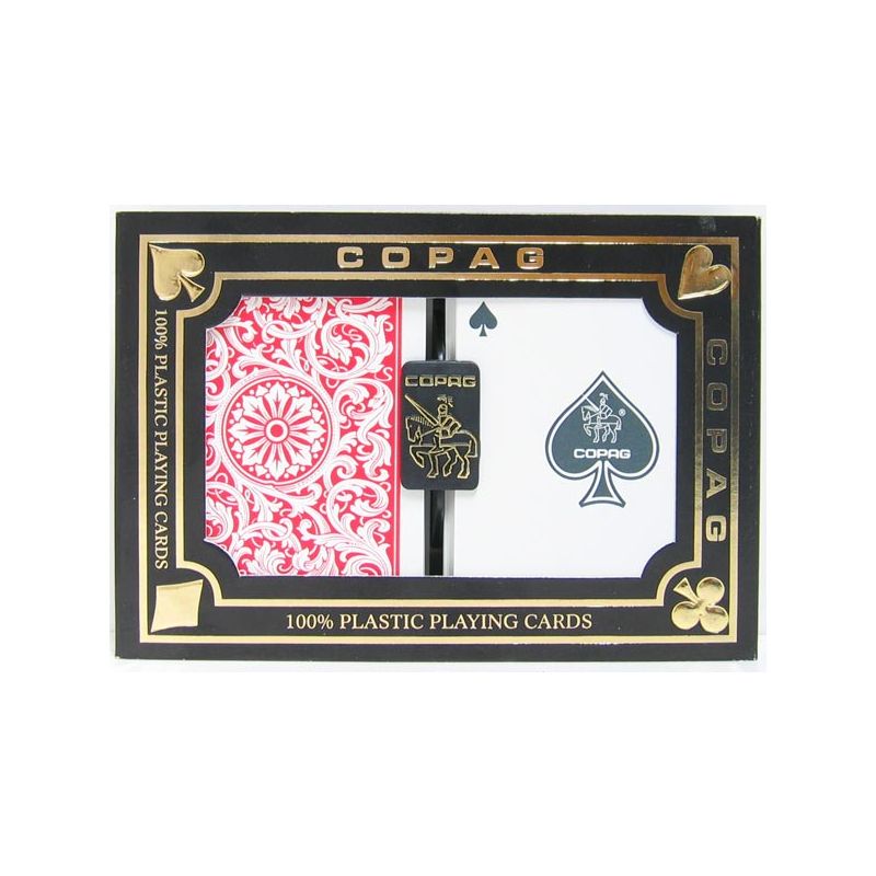 Bicycle Poker Playing Cards, 4 Pack, Standard Index (Red