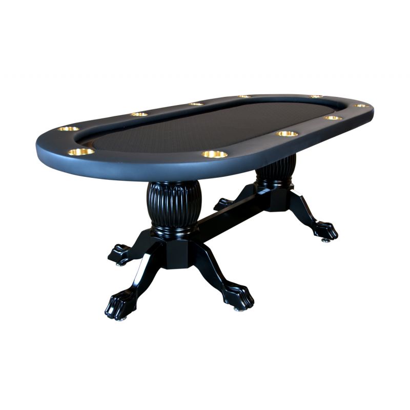 94 Elite Texas Holdem Poker Table with Wood Legs (4 Colors) from