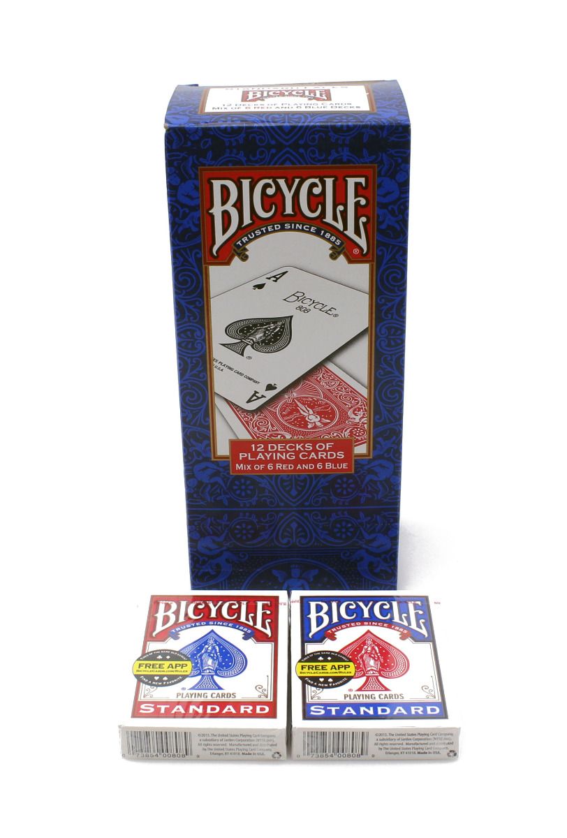 Bicycle Playing Cards - Poker Size - 12 Pack 