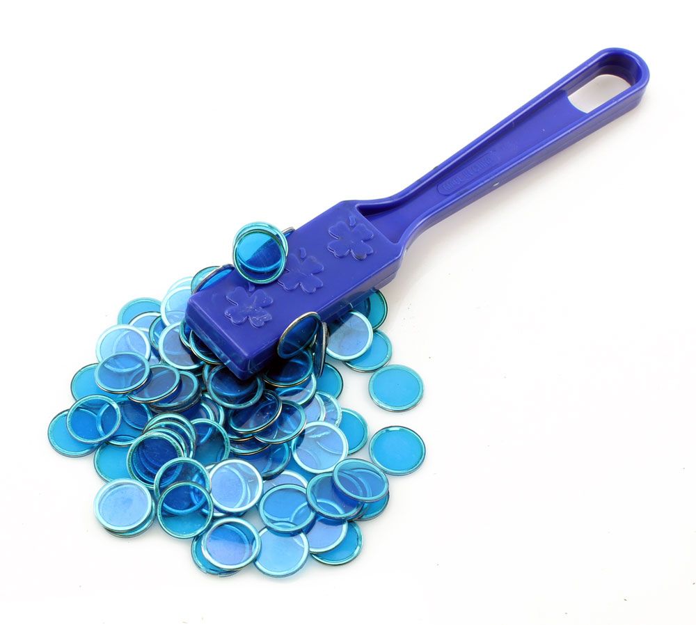 Magnetic Bingo Wand 100 Chips Blue from Discount Poker Shop
