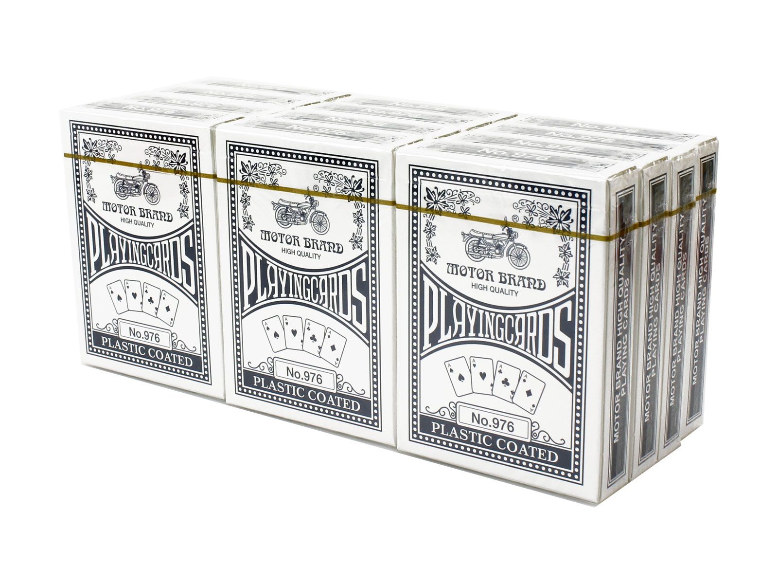 REGULAR PLAYING CARD 赤黒 12 Decks - Motor Brand Playing Cards - Poker Size Regular