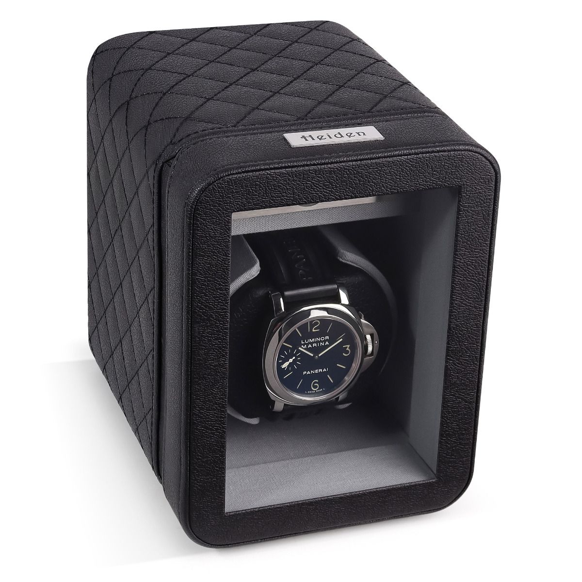 ラドンナ DP01-65-WH Heiden Monaco Double Watch Winder - Dual Powered - Black