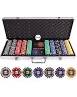 500pc Big Slick 11.5g Poker Chip Set - 500-bigslick