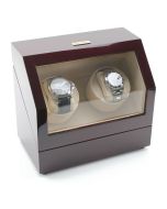 Heiden Battery Powered Dual Watch Winder - Cherry - HD10-cherry