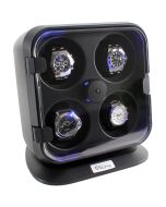 Versa Quad Watch Winder with Light - Black - g096