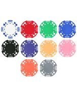 25pc 11.5g Double Suited Poker Chips (10 colors) - 25-DBLSUITED