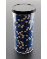25pc Poker Chip Storage Tube - 4pcs - 4-chip-tube
