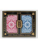Kem Arrow Playing Cards Red/Blue Bridge Size Regular Index (Narrow) - 73854-20003