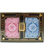 Kem Arrow Playing Cards Red/Blue Poker Size Regular Index (Wide) - 73854-20097