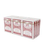 12 Decks - Motor Brand Playing Cards - Poker Size Regular Index - Red - motorcards-dozen-red