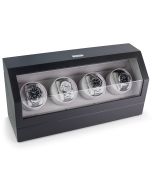 Heiden Quad Watch Winder - Matte Black - HD15-Matte
