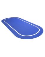 Rollout Poker Table Top - Blue - rollout-table-blue