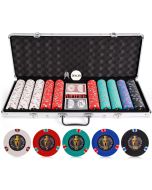 13.5g 500pc Spartan Poker Chip Set - 500-SPARTAN