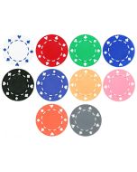 25pc 11.5g Suited Poker Chips (10 colors) - 25-SD