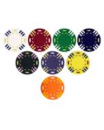 25pc 13.5g Triple Striped Poker Chips - 25-TSTRIPED