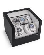 Versa Double Watch Winder with Storage - Matte - VR004-Black